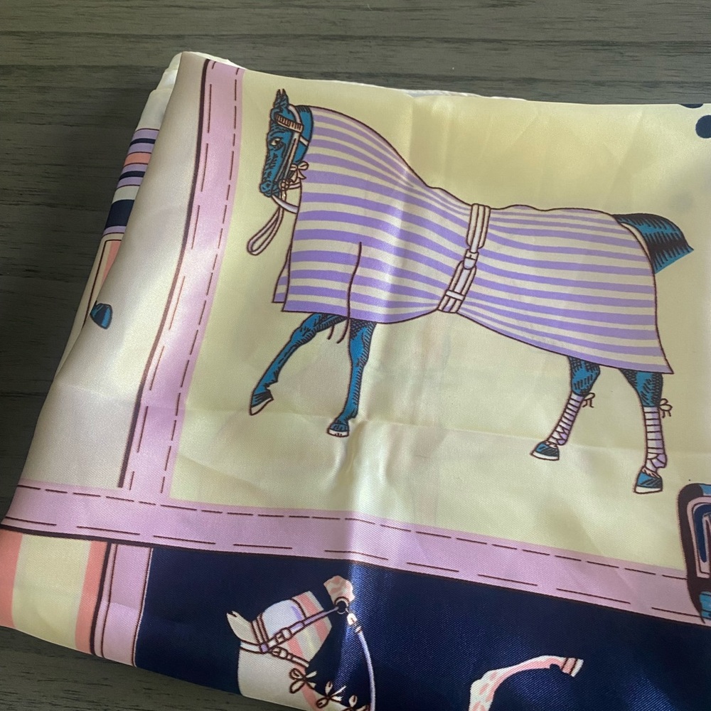 Large over sized silk scarf